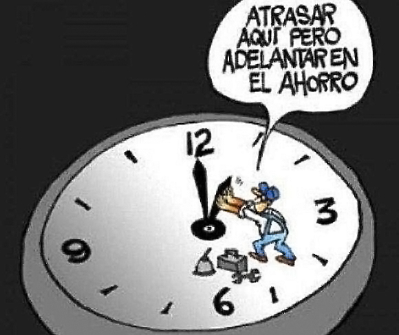 reloj caricatura