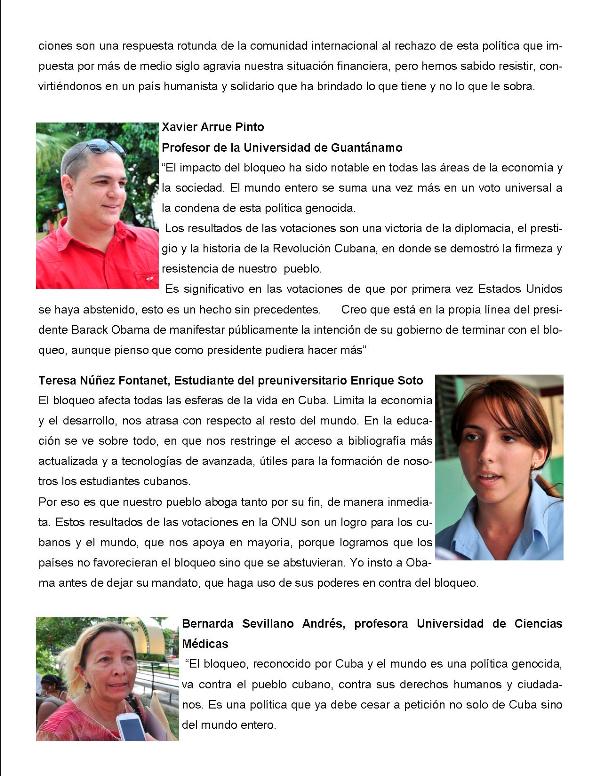 3 contra el bloqueo