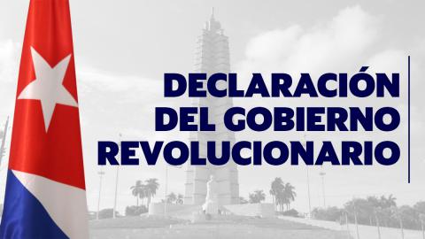 Declaración del Gobierno Revolucionario Gris