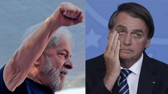Lula vs Bolsonaro 580x326