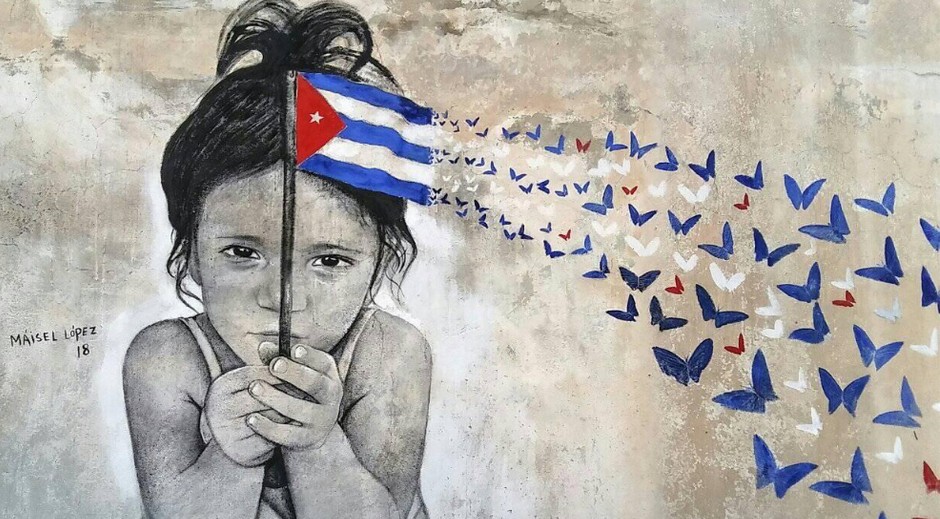 Viva Cuba 940 Infancia Niños Escuela Cuba Bandera