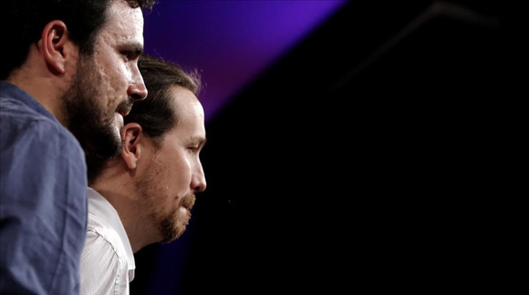 Alberto-Garzon-y-Pablo-Iglesias-elecciones-España