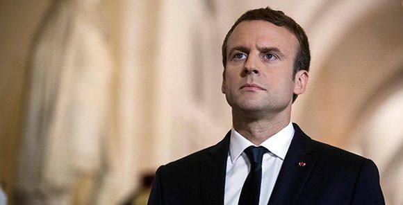 Emmanuel Macron AFP 580x296