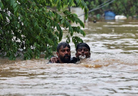 Inundaciones en la India temporada monzónica 2 580x401