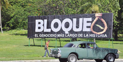 abajo el bloqueo a cuba