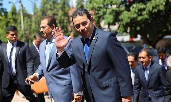 el presidente de Honduras Juan Orlando Hernández. efe 580x347