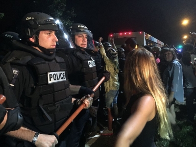 enfrentamientos eeuu protestantes
