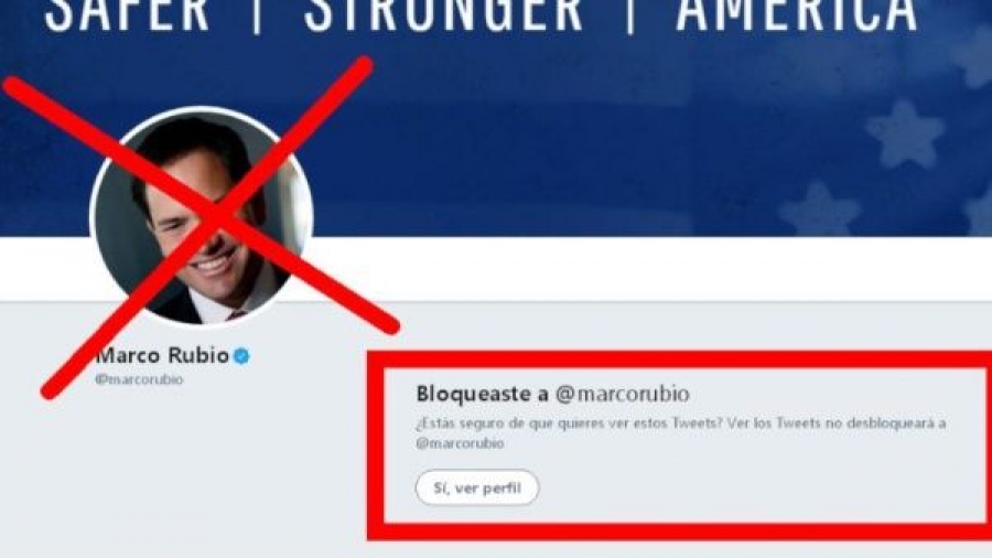 etiqueta contra marco rubio