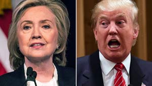 eua clinton trump