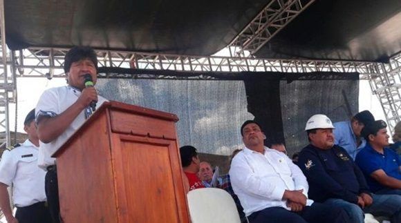 evo morales tributo al che 580x323