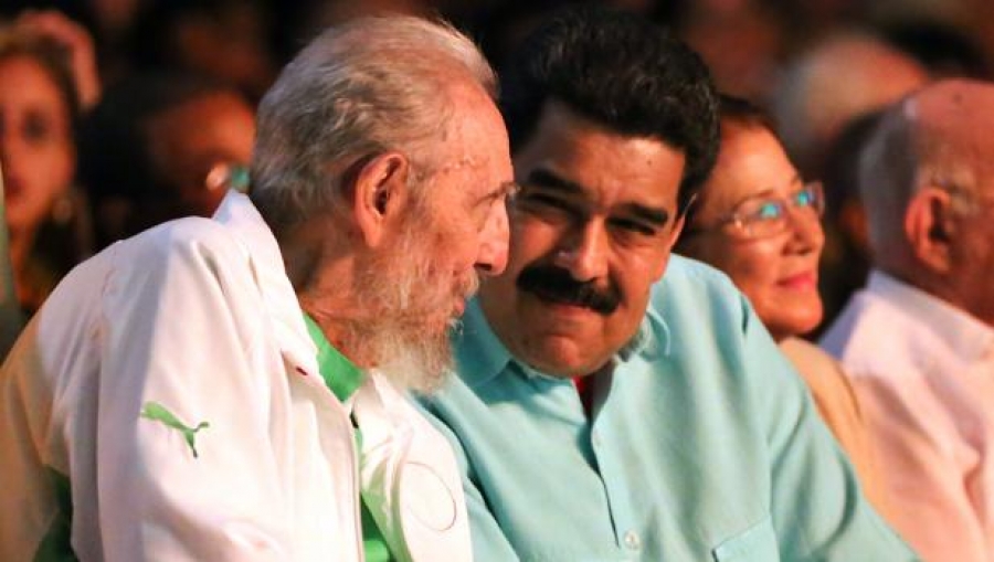 fidel y maduro