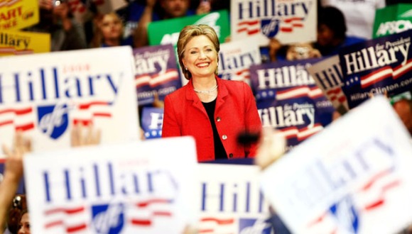 hilary clinton running for president 2008
