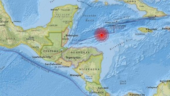 honduras costa sismo