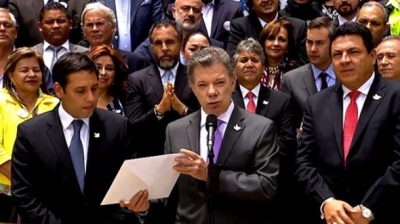 juan manuel santos cese fuego
