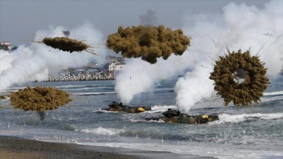 maniobras militares entre Corea del Sur y EEUU 580x326