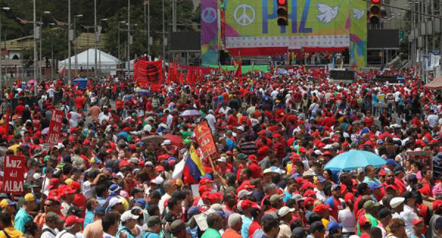 marcha chavista venezuela