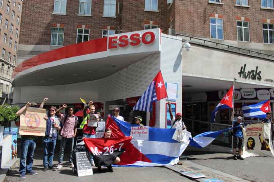 protesta londres solidaridad cuba