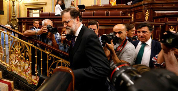 rajoy en el parlamento