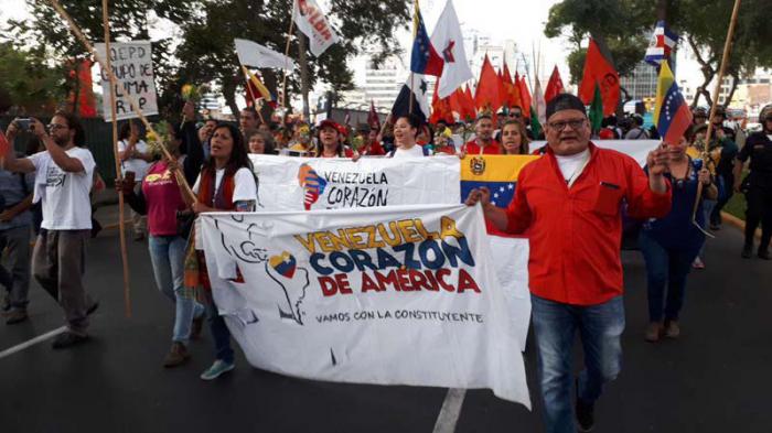 marcha en lima