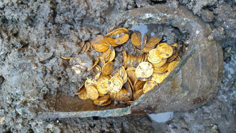 monedas de oro