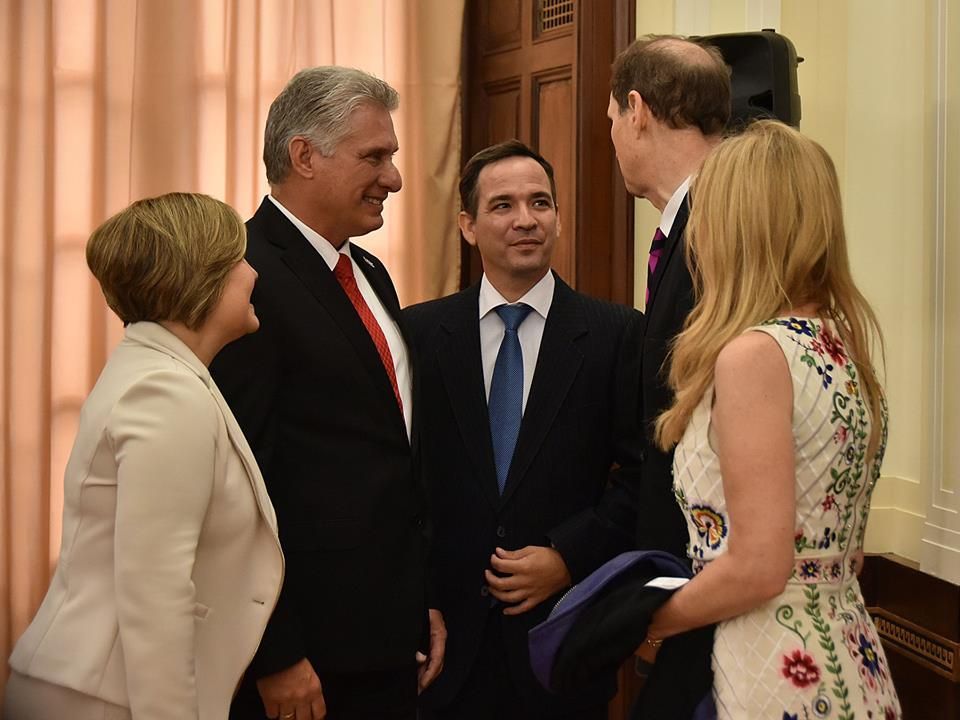 Miguel Díaz Canel se reúne con congresistas de Estados Unidos 2