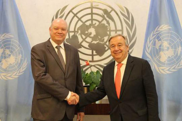 antonio guterres recibe a rodrigo malmierca