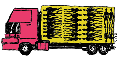 caricatura trata personas