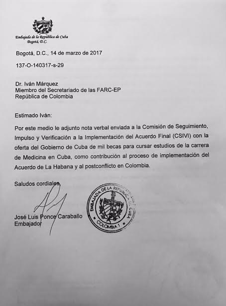 carta becas farc