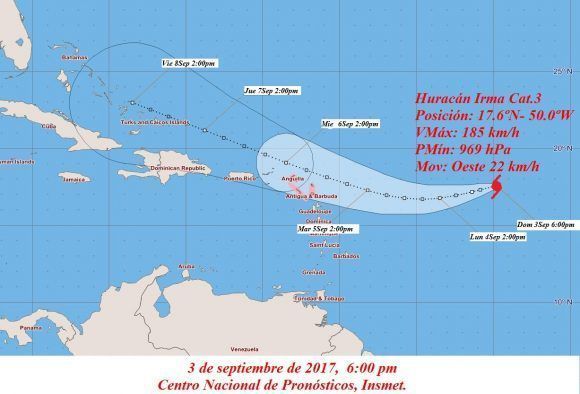 cono de trayectoria de irma 3 sept 6 pm 580x394