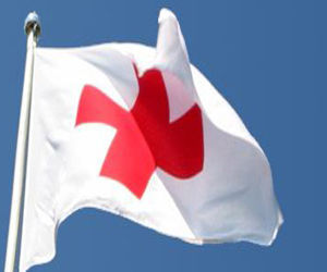 cruz roja bandera