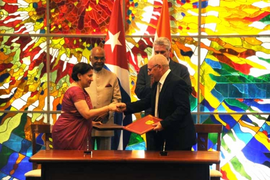 cuba india cooperacion