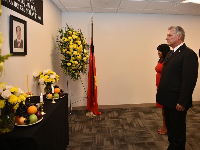 diaz canel condolencias vietnam