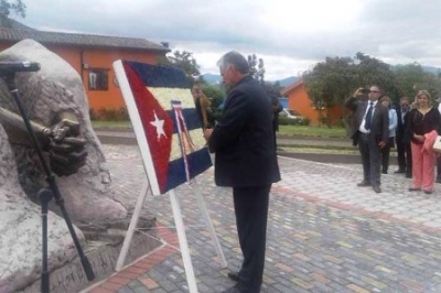 diaz canel ofrenda marti ecuador