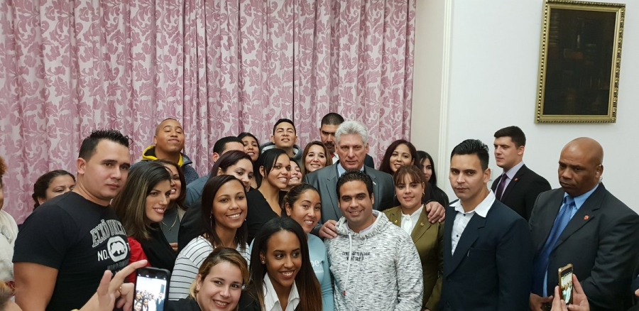 diaz canel personal cubano china