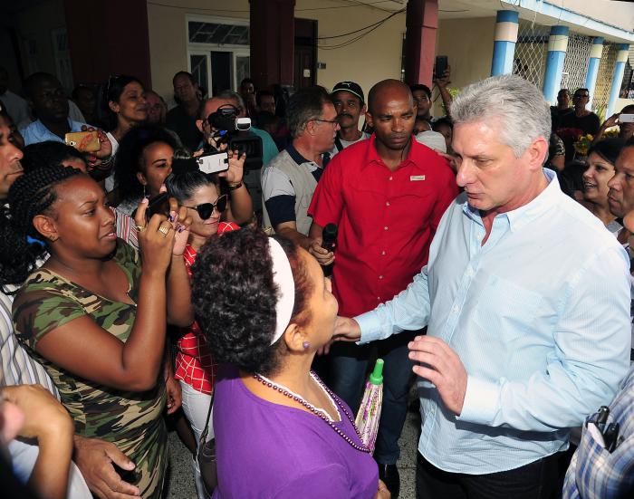 diaz canel recorrido intalaciones