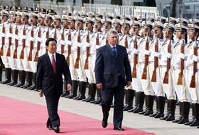 diaz canel china