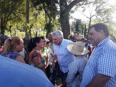 diaz canel ciego avila recorrido