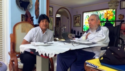 evo y fidel