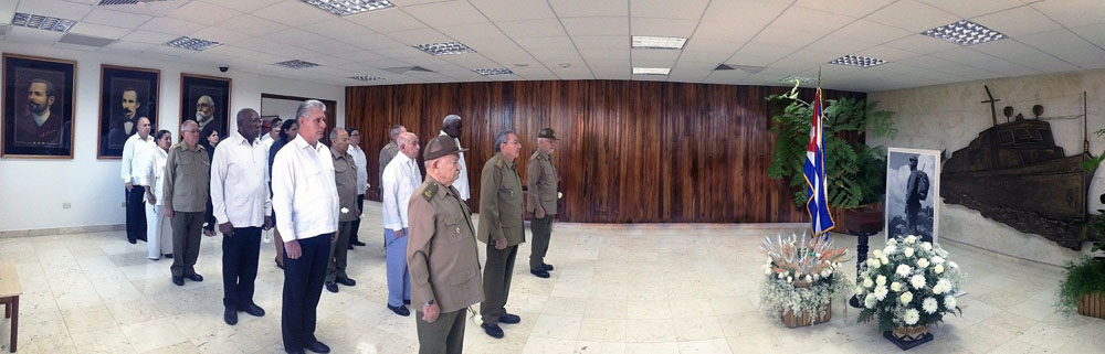 honran fidel dirigentes cuba