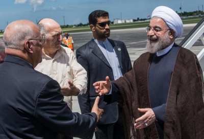 llegada presidente irani