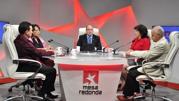mesa redonda medidas comercio