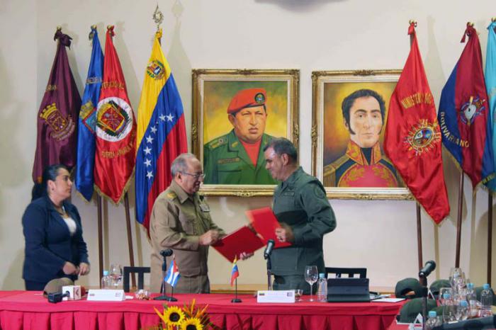 ministros militares cuba venezuela