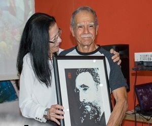 oscar lopez homenaje fidel