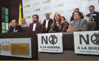 no a la guerra colombia