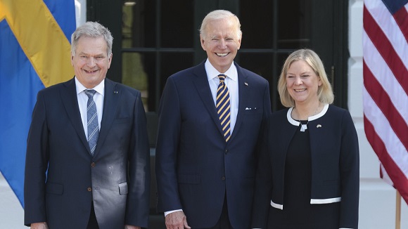 presidente de finlandia biden primera ministra sueca