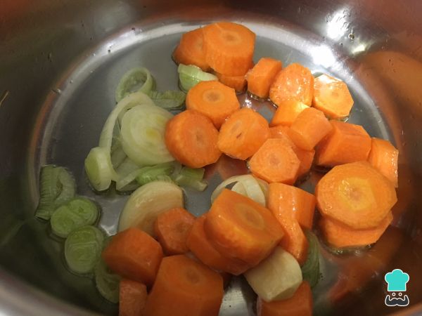 Crema de calabaza y zanahoria 2