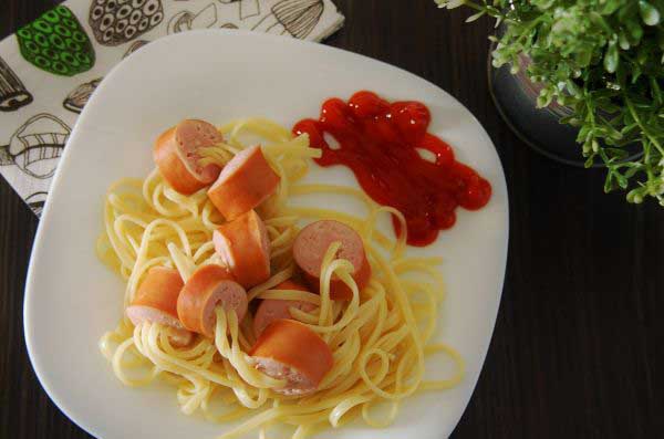 1 espaguetis para niños