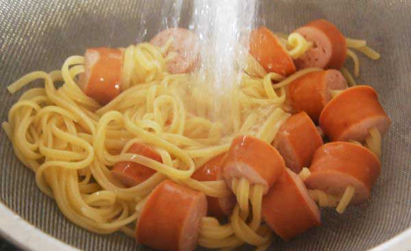 5 espaguetis para niños