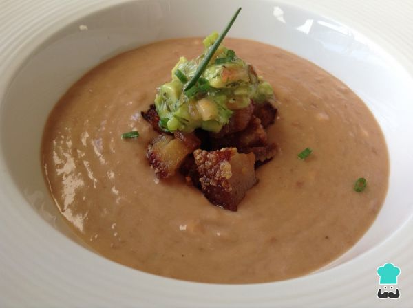 Crema de frijoles 1