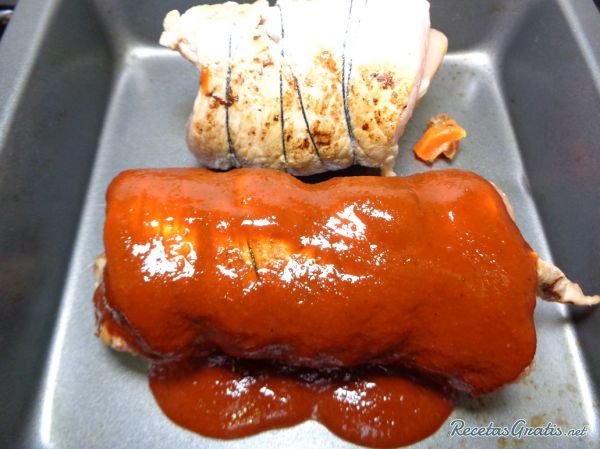 Lomo relleno enchilado al horno 12